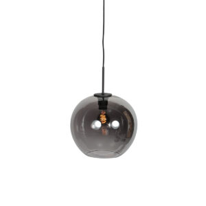 mexlite-hanglamp-haloswap-zwart-glassmokeglas-bedlampje-e27-4294zw-1