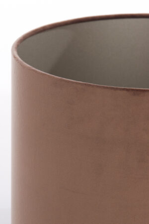 light&living-kap-velours-bruin-textiel-ø30cm-e27-2230774-1