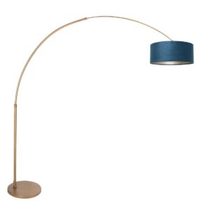 steinhauer-vloerlamp-sparkledlight-blauwbrons-metaalveloursstof-booglamp-e27-4307br-1