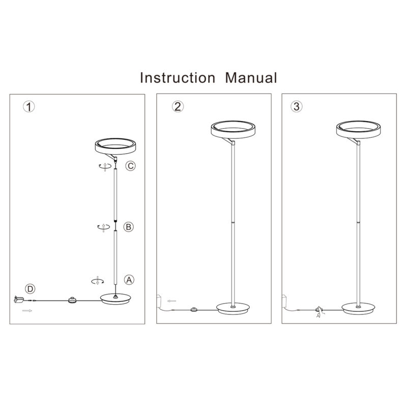 steinhauerexclusive-vloerlamp-mykty-zwart-metaal-ø40cm-led-4201zw-9