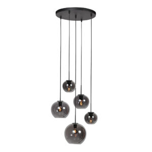 mexlite-hanglamp-haloswap-zwart-glas-ø40cm-e27-4281zw-1