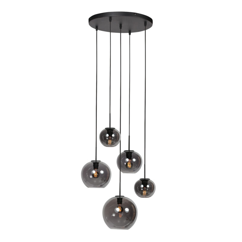 mexlite-hanglamp-haloswap-zwart-glas-ø40cm-e27-4281zw-1