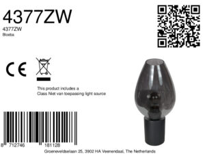zwartetafellamprookglazendruppelsteinhauerbloeba-ø22,50-8a