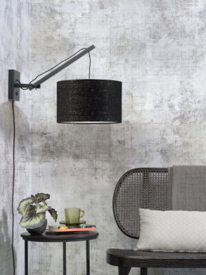 good&mojo-wandlamp-andes-zwart-bamboelinnen-ø32cm-e27-andes/w2/b/3220/b-02