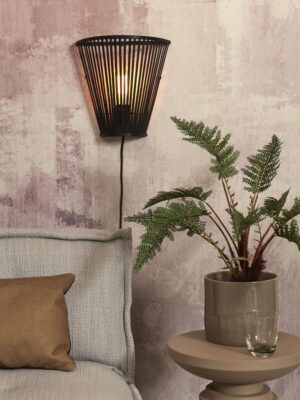 good&mojo-wandlamp-merapi-zwart-bamboemetaal-bedlampje-e27-merapi/w30/b-02