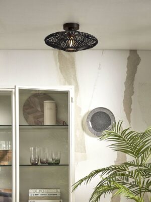 good&mojo-plafonniere-zanzibar-zwart-metaalrotan-ø40cm-e27-zanzibar/c/4012/b-02