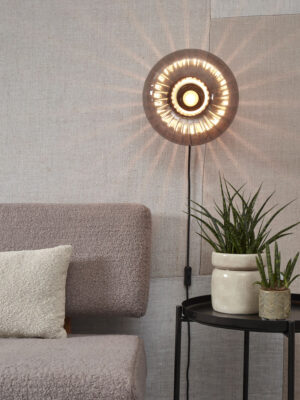 it'saboutromi-wandlamp-brussels-zwart-glas-ø27cm-e27-brussels/w27/b-02