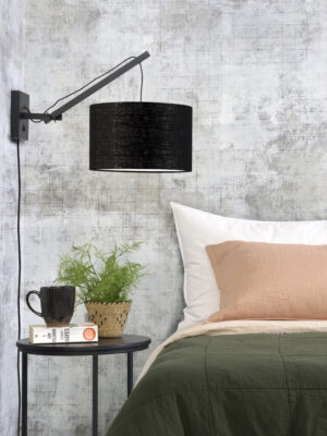 good&mojo-wandlamp-andes-zwart-bamboelinnen-ø32cm-e27-andes/w2/b/3220/b-03