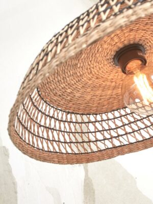 good&mojo-plafonniere-pantanal-zwart-metaalzeegras-ø45cm-e27-pantanal/c45/b-06