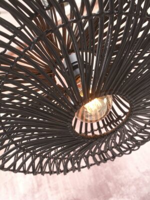 good&mojo-hanglamp-zanzibar-zwart-metaalrotan-ø40cm-e27-zanzibar/h/4012/b-06