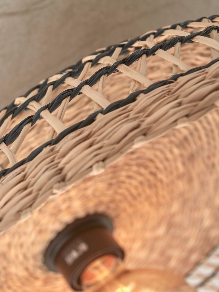 good&mojo-plafonniere-pantanal-zwart-metaalzeegras-ø45cm-e27-pantanal/c45/b-07