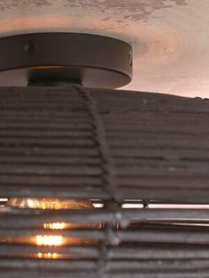 good&mojo-plafonniere-tanami-zwart-metaalrotan-ø40cm-e27-tanami/c/4010/b-07