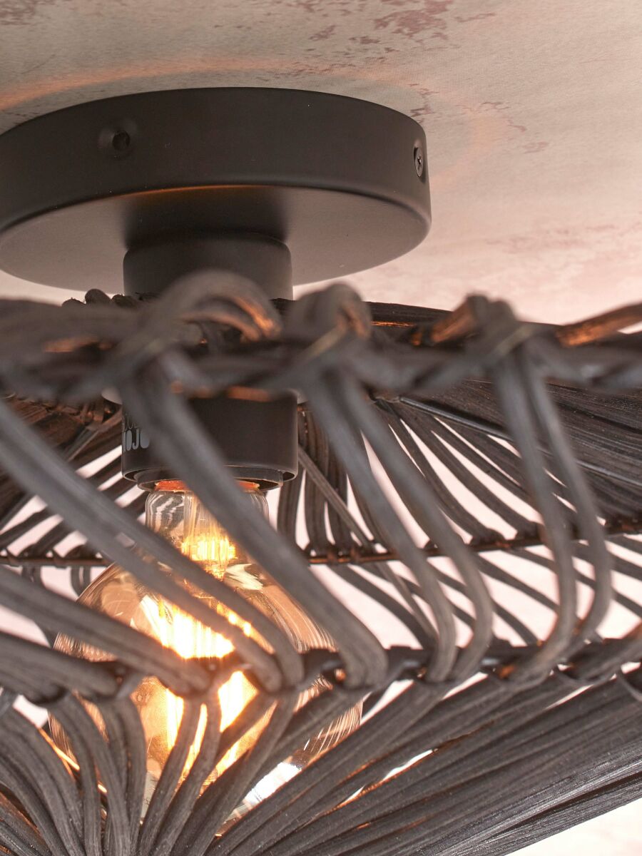 good&mojo-plafonniere-zanzibar-zwart-metaalrotan-ø55cm-e27-zanzibar/c/5514/b-07