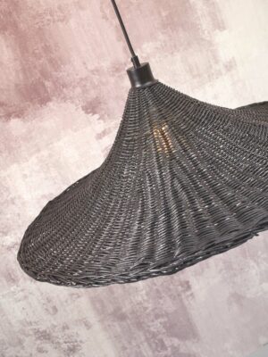 good&mojo-hanglamp-borabora-zwart-metaalrotan-ø70cm-e27-borabora/h/7020/b-08