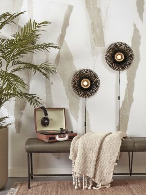 good&mojo-wandlamp-kalimantan-zwart-bamboemetaal-ø30cm-e27-kalimantan/w8/b-08