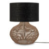 good&mojo-tafellamp-kalahari-naturel/zwart-linnenrotan-ø32cm-e27-kalahari/t32/n/3220/b-114