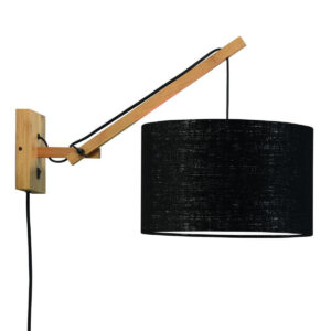 good&mojo-wandlamp-andes-zwart-bamboelinnen-ø32cm-e27-andes/w2/n/3220/b-1