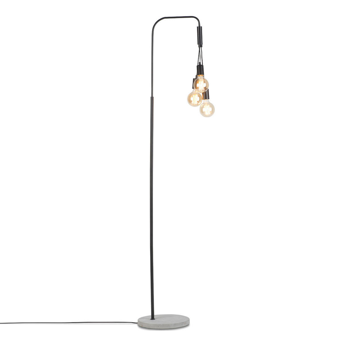 it'saboutromi-vloerlamp-oslo-zwart-metaal-e27-oslo/f3/b-1
