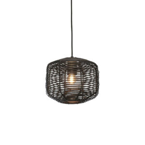 good&mojo-hanglamp-tanami-zwart-metaalrotan-ø25cm-e27-tanami/h/2520/b-1