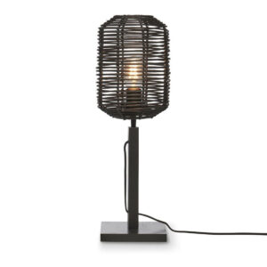 good&mojo-tafellamp-tanami-zwart-bamboerotan-ø18cm-e27-tanami/t25/b/25/b-1