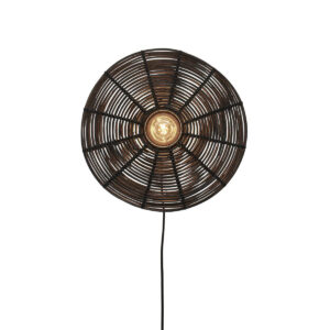 good&mojo-wandlamp-tanami-zwart-metaalrotan-ø40cm-e27-tanami/w/4010/b-1