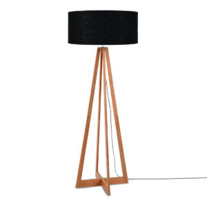 good&mojo-vloerlamp-everest-zwart-bamboelinnen-ø60cm-e27-everest/f/6030/b-1