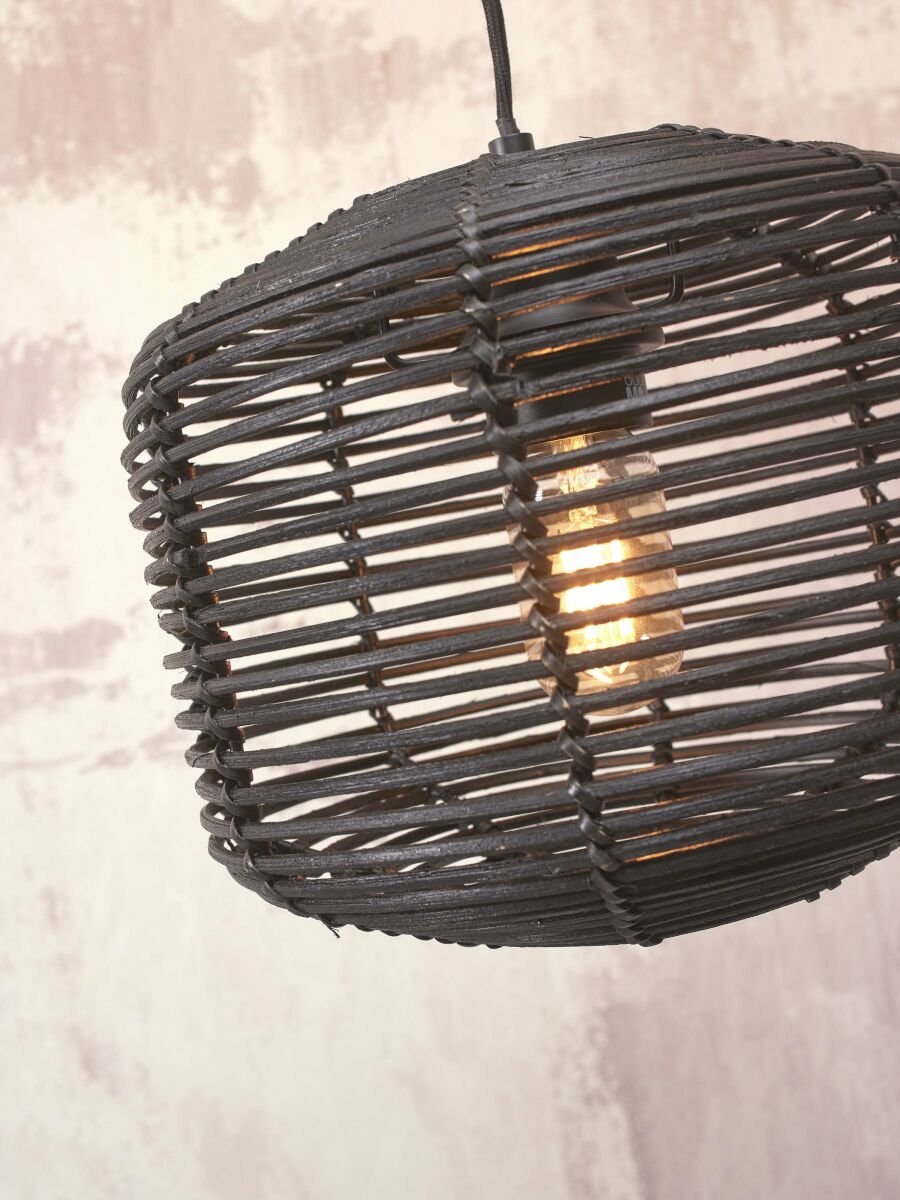 good&mojo-hanglamp-tanami-zwart-metaalrotan-ø25cm-e27-tanami/h/2520/b-13