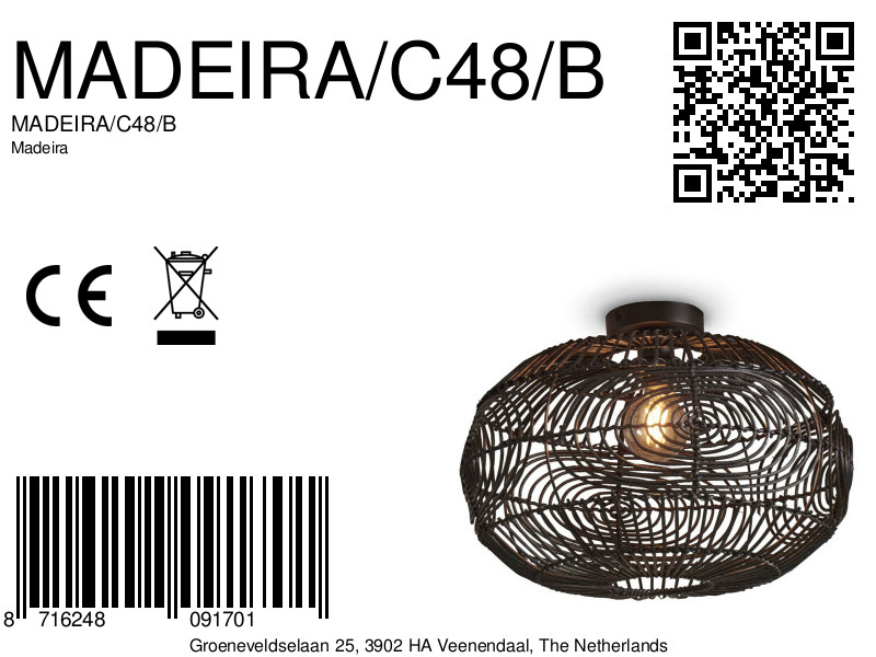 good&mojo-plafonniere-madeira-zwart-metaalrotan-ø48cm-e27-madeira/c48/b-8a