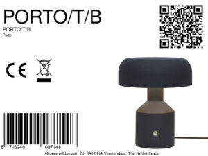 it'saboutromi-tafellamp-porto-zwart-metaal-ø25cm-e27-porto/t/b-8a