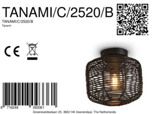 good&mojo-plafonniere-tanami-zwart-metaalrotan-ø25cm-e27-tanami/c/2520/b-8a