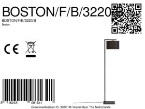 it'saboutromi-vloerlamp-boston-zwart-katoenmetaal-ø32cm-e27-boston/f/b/3220/b-8a