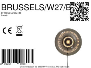 it'saboutromi-wandlamp-brussels-zwart-glas-ø27cm-e27-brussels/w27/b-8a