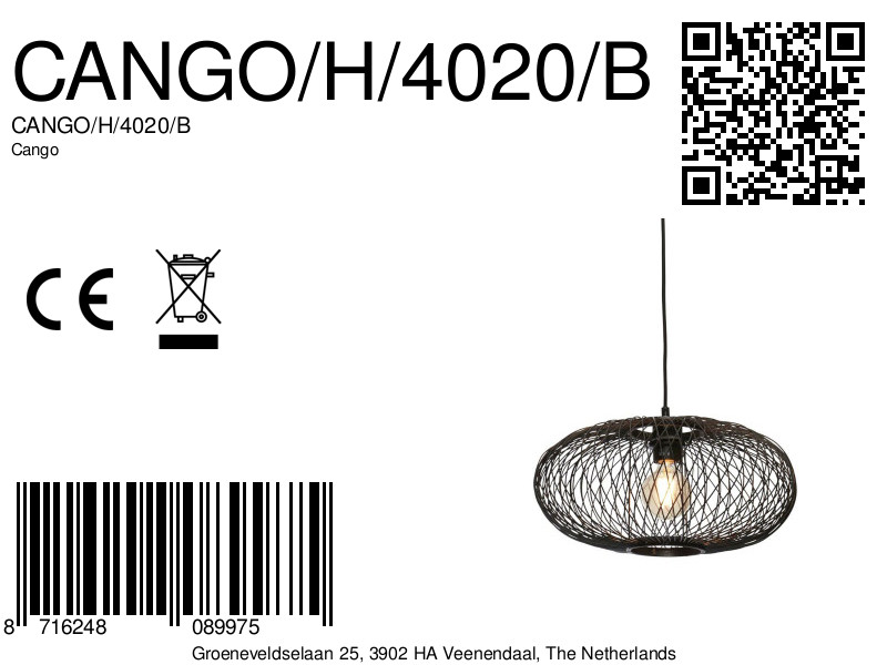 good&mojo-hanglamp-cango-zwart-bamboemetaal-ø40cm-e27-cango/h/4020/b-8a