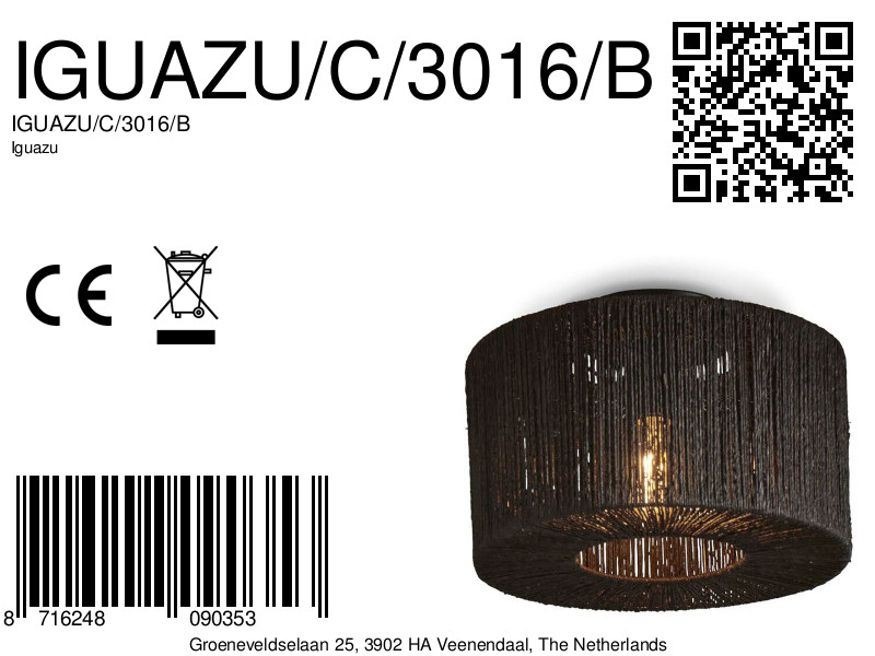 good&mojo-plafonniere-iguazu-zwart-metaalriet-ø30cm-e27-iguazu/c/3016/b-8a