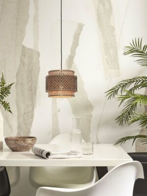 good&mojo-hanglamp-bhutan-naturel/zwart-bamboemetaal-ø25cm-e27-bhutan/h/2520/bn-02
