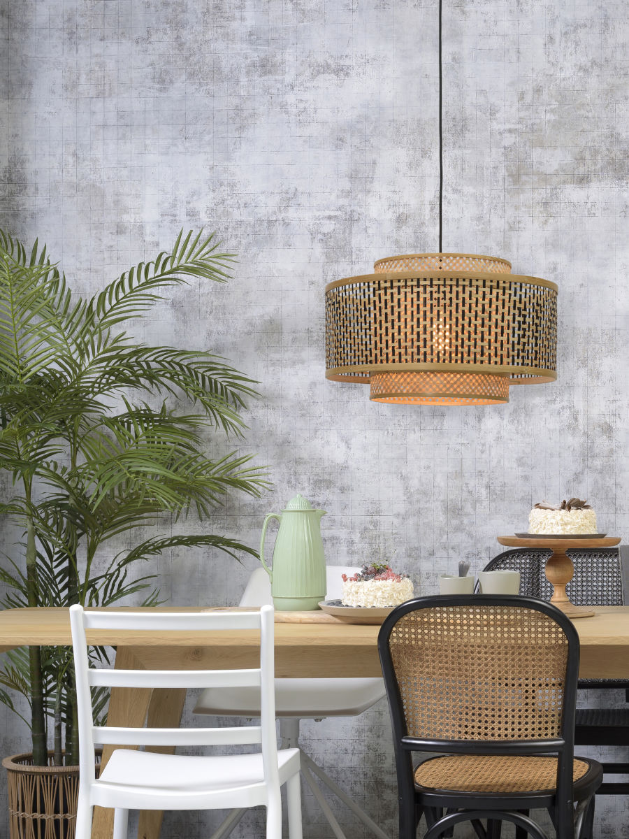 good&mojo-hanglamp-bhutan-naturel/zwart-bamboe-ø50cm-e27-bhutan/h/5030/bn-02