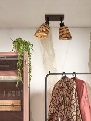 good&mojo-spot-java-naturel/zwart-bamboe-ø15cm-e27-java/c2/b/15/bn-02