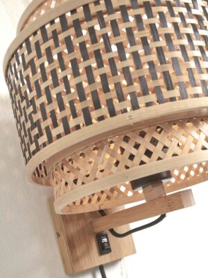 good&mojo-wandlamp-bhutan-naturel/zwart-bamboe-ø25cm-e27-bhutan/w/n/2520/bn-04