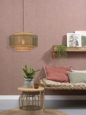good&mojo-hanglamp-bhutan-naturel/zwart-bamboe-ø50cm-e27-bhutan/h/5030/bn-05
