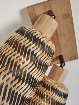 good&mojo-spot-java-naturel/zwart-bamboe-ø15cm-e27-java/c2/n/15/bn-05