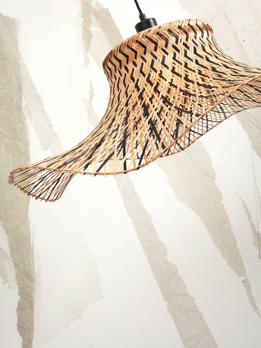 good&mojo-vloerlamp-ibiza-naturel/zwart-bamboe-ø50cm-e27-ibiza/fs/ad/n/50/bn-07