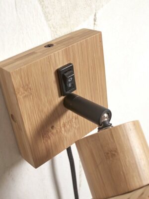 good&mojo-wandlamp-java-naturel/zwart-bamboe-ø15cm-e27-java/w/n/15/bn-07