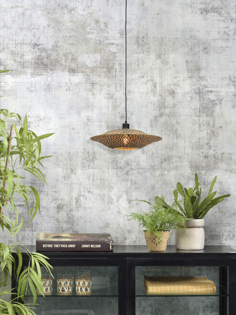 good&mojo-hanglamp-bali-naturel/zwart-bamboe-ø44cm-e27-bali/h/4412/bn-08