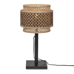 good&mojo-tafellamp-bhutan-naturel/zwart-bamboe-ø25cm-e27-bhutan/t25/b/2520/bn-1