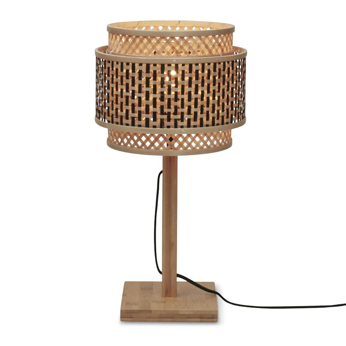 good&mojo-tafellamp-bhutan-naturel/zwart-bamboe-ø25cm-e27-bhutan/t25/n/2520/bn-1