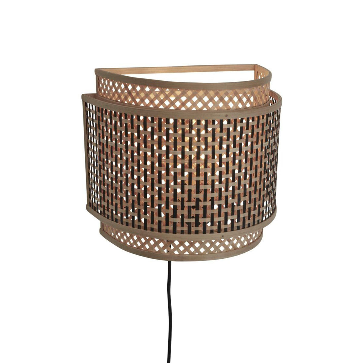 good&mojo-wandlamp-bhutan-naturel/zwart-bamboe-e27-bhutan/w32/bn-1