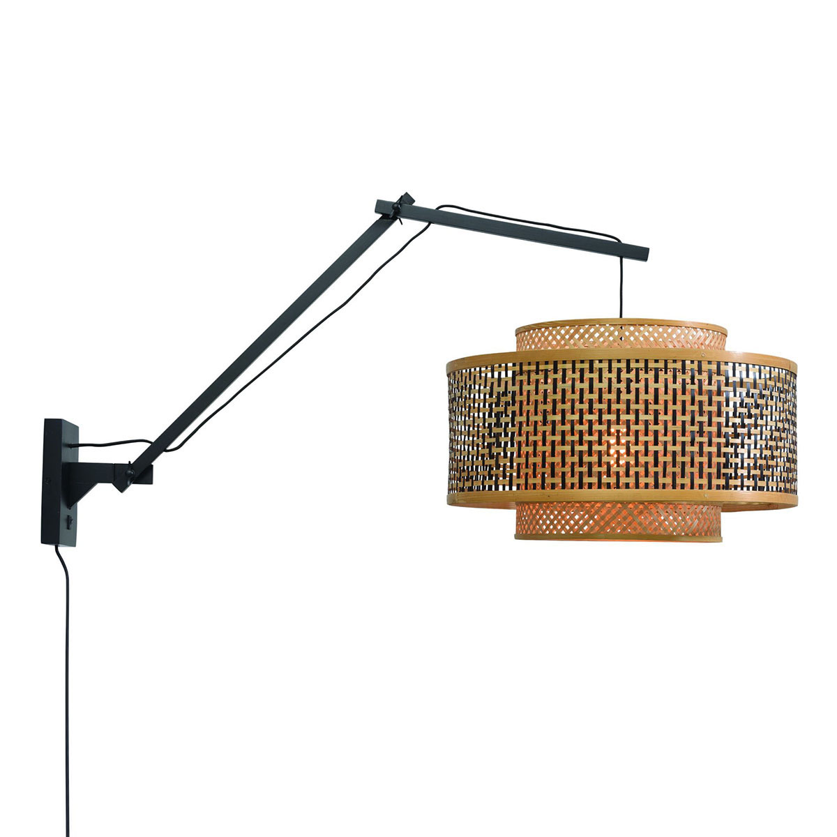 good&mojo-wandlamp-bhutan-naturel/zwart-bamboe-ø50cm-e27-bhutan/w3/ad/b/5030/bn-1