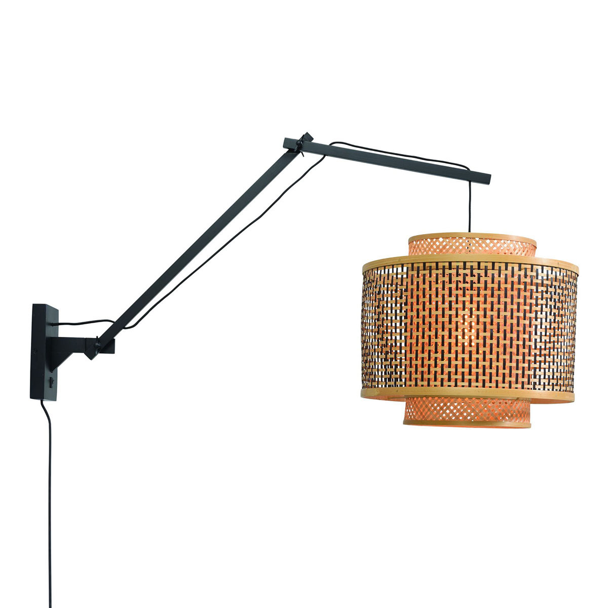 good&mojo-wandlamp-bhutan-naturel/zwart-bamboe-ø40cm-e27-bhutan/w3/ad/b/4034/bn-1