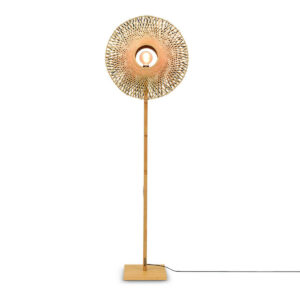 good&mojo-vloerlamp-kalimantan-naturel/zwart-bamboe-ø60cm-e27-kalimantan/f/n/6015/bn-1