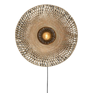 good&mojo-wandlamp-kalimantan-naturel/zwart-bamboe-ø44cm-e27-kalimantan/w12/bn-1